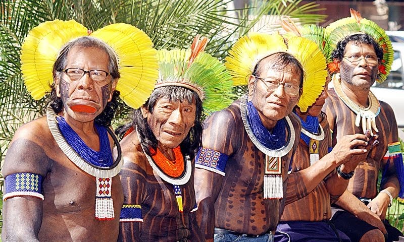 imagem do povo Tupi-Guarani
